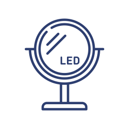 Зеркала косметические с подсветкой